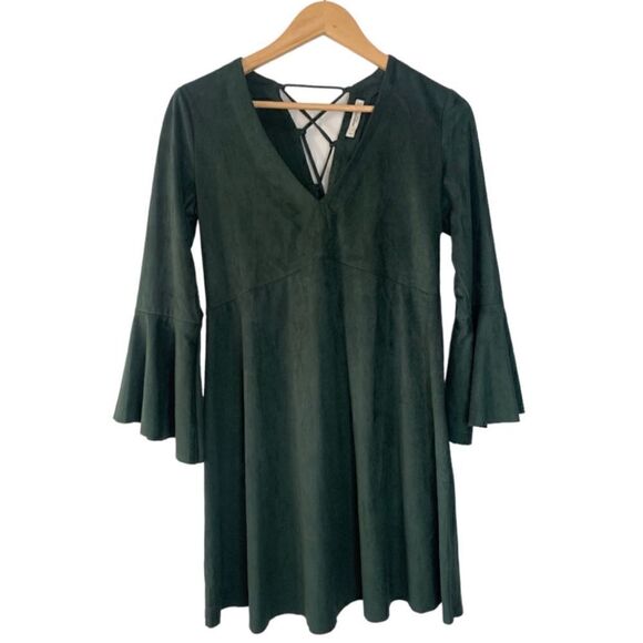 Mango Velvet Dress Size 6 - Picture 2 of 7